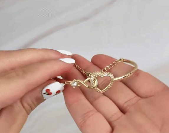 PULSERA CORAZÓN INFINITY