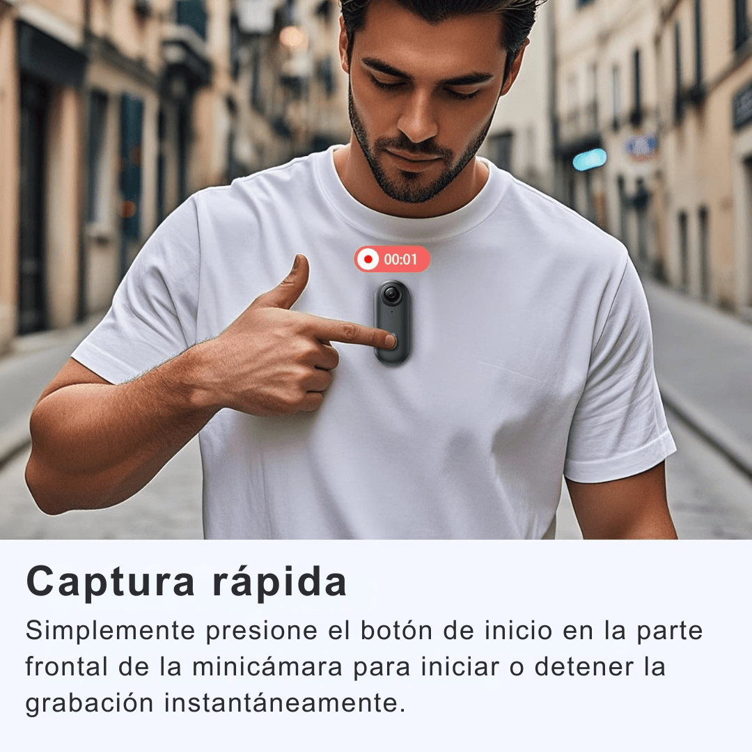 VisusCam - Mini Cámara 120° 4/8k para grabar - Fever España