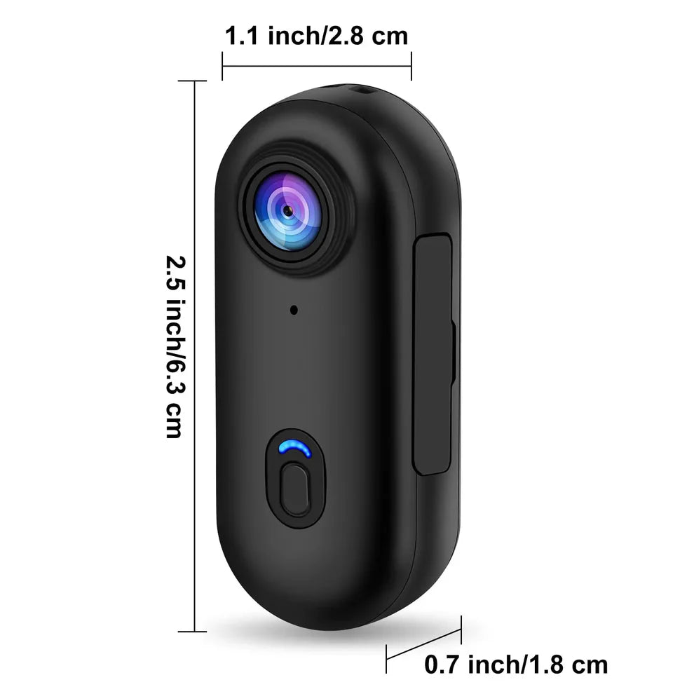 VisusCam - Mini Cámara 120° 4k para grabar - Fever España